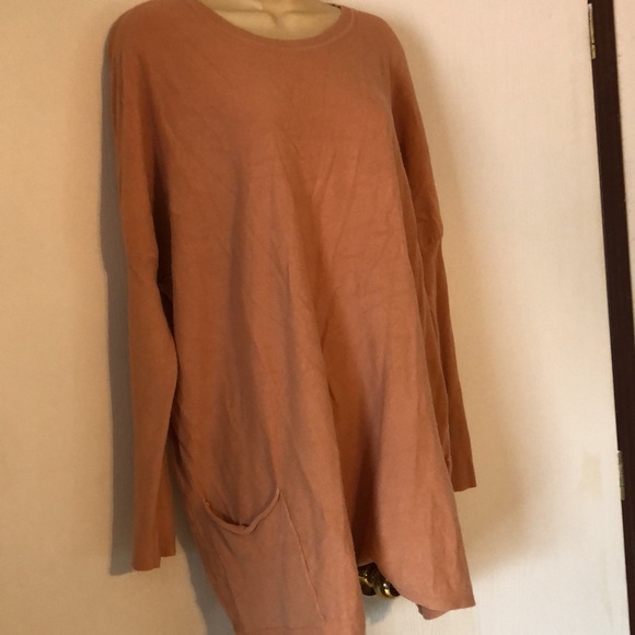 Woman’s viscose fall  tunic top sweater with pockets - Picture 10 of 10